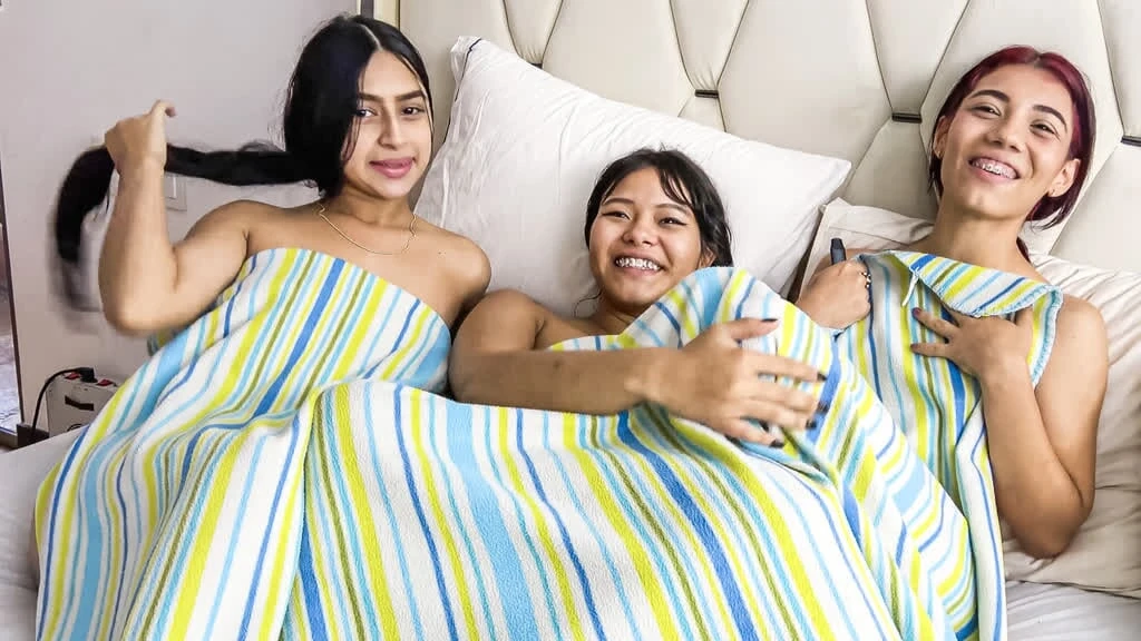 Amatérské latino krásky řádí v domácí trojce